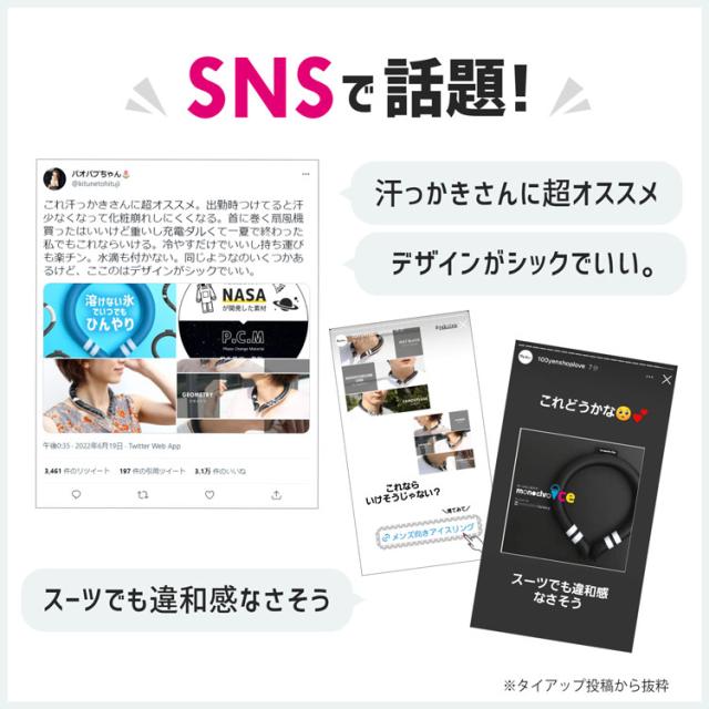 28℃ アイス リングクール ネッククーラー 柄 大人