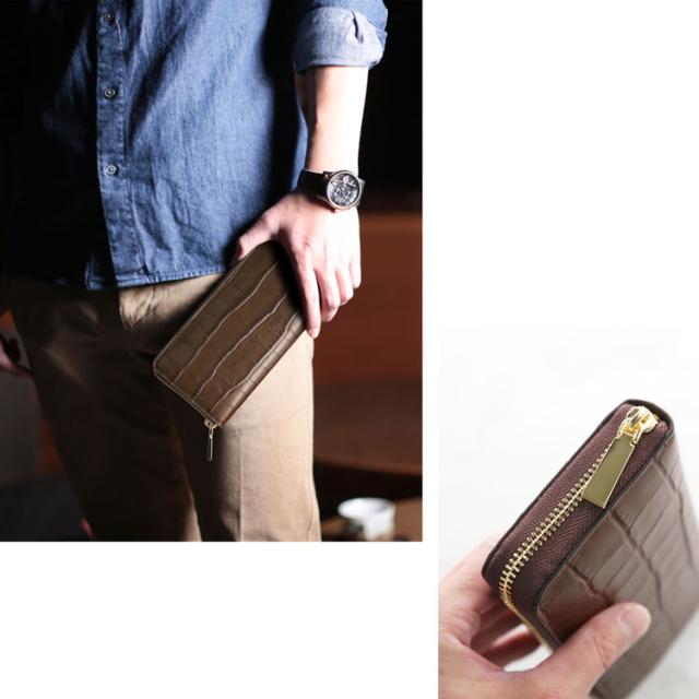 doob London ラウンドファスナー長財布