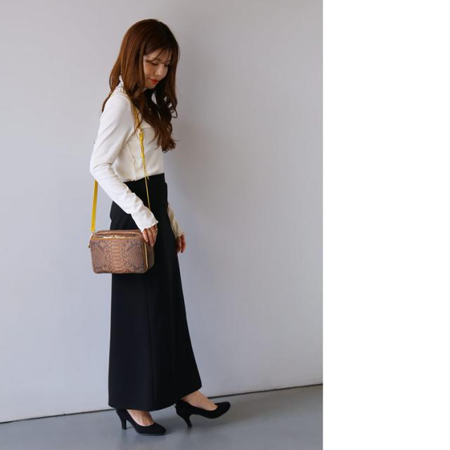 パイソン ショルダーバッグ 蛇革