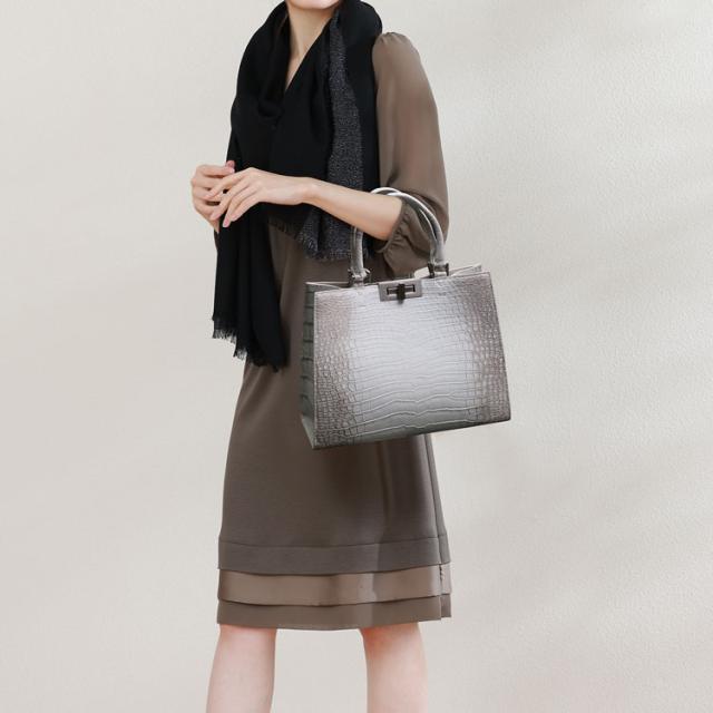 スモールクロコダイル2wayハンドバッグ