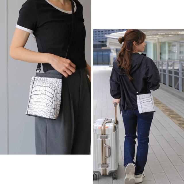 クロコダイルショルダーバッグ