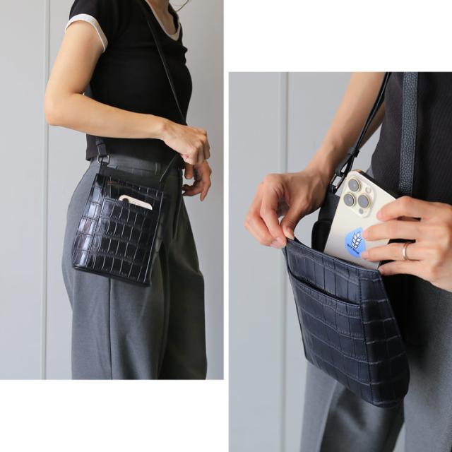 クロコダイルショルダーバッグ