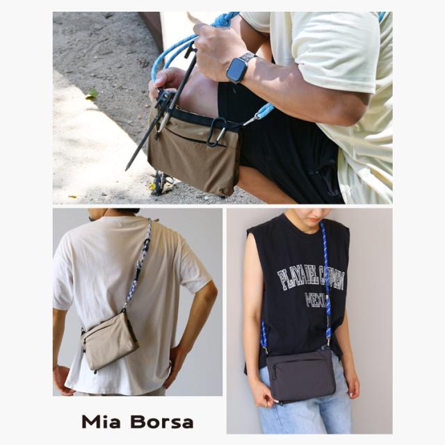 miaborsa サコッシュ アウトドア キャンプ 海 川