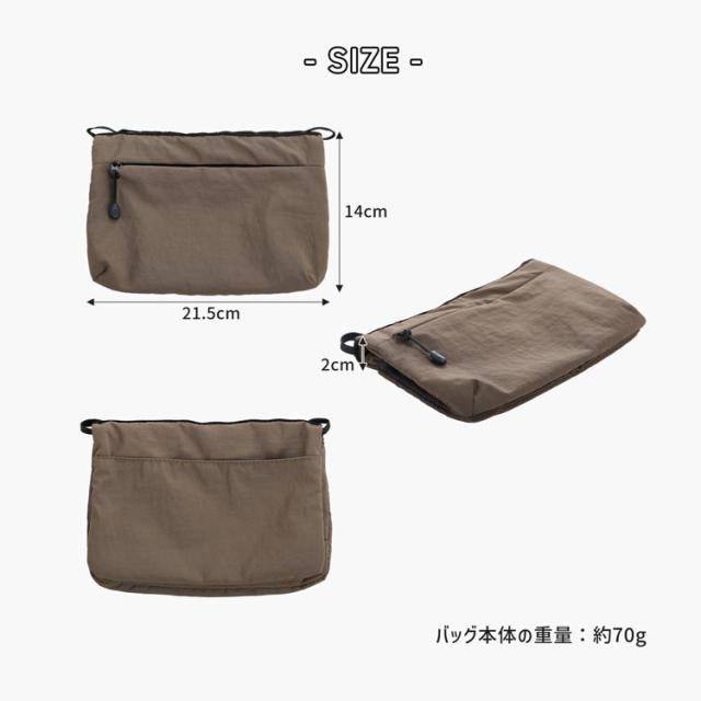 miaborsa サコッシュ アウトドア サイズ