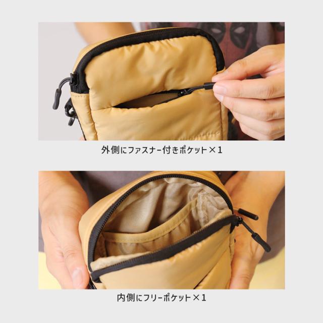 ミニショルダーバッグ スマホポーチ 中綿 ミニバッグ