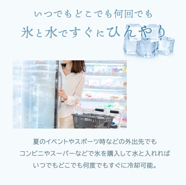 氷のう 氷嚢 首 冷やす スポーツ 観戦 野球 サッカー 熱中症対策