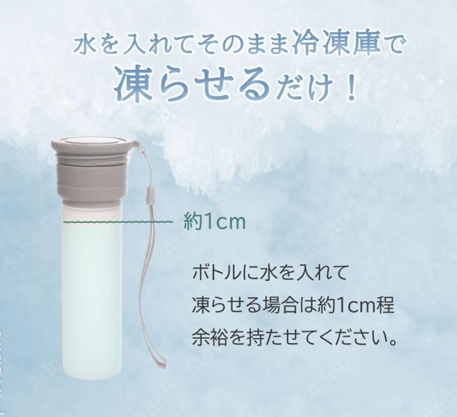 氷のう 氷嚢 ストラップ付き 持ち運び 保冷 熱中症対策 魔法瓶