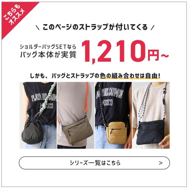 ショルダーストラップが付いてくる