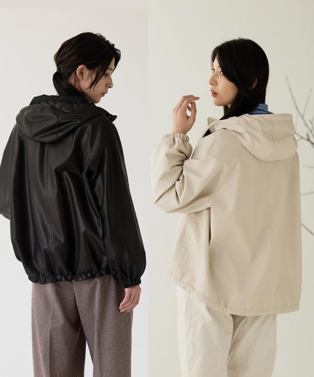 ラム レザー ジャケット フード付き 軽量