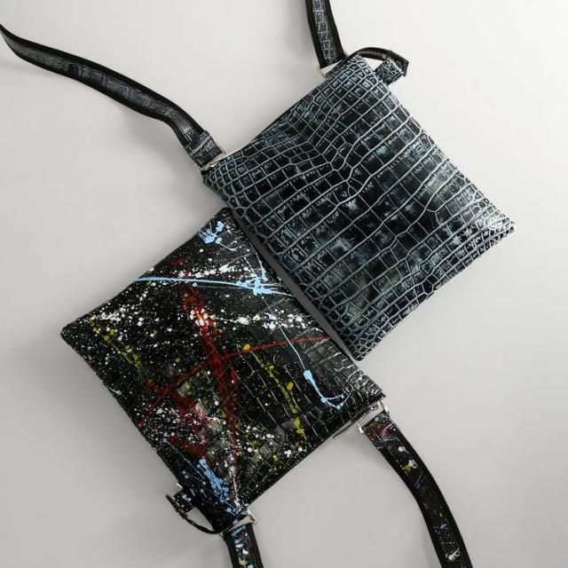 クロコダイルショルダーバッグ