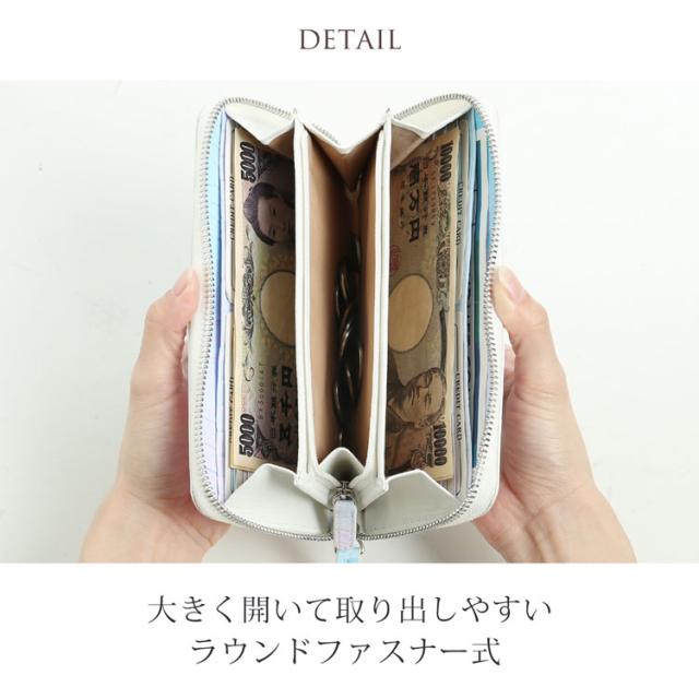 クロコダイル パステルカラー グラデーション ラウンドファスナー 長財布 クロコダイル マット 高級 鰐革 財布