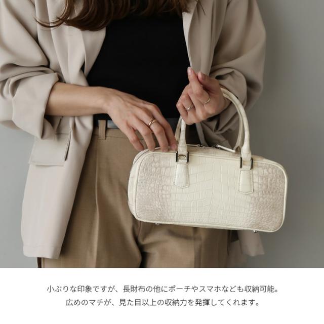ヒマラヤクロコダイル 2way ミニボストンバッグ レディース