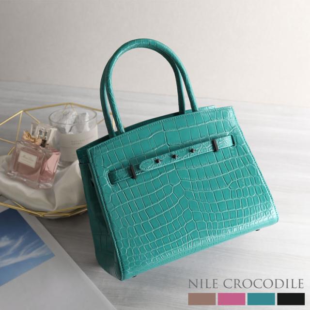 ナイルクロコダイル2WAYハンドバッグ