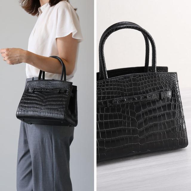 ナイルクロコダイル2WAYハンドバッグ
