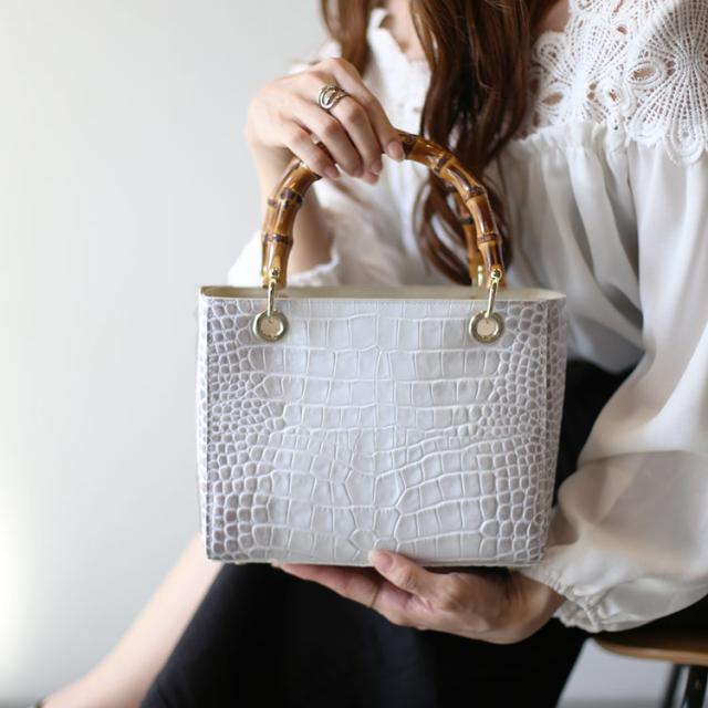 本革×バンブーハンドル スタイル