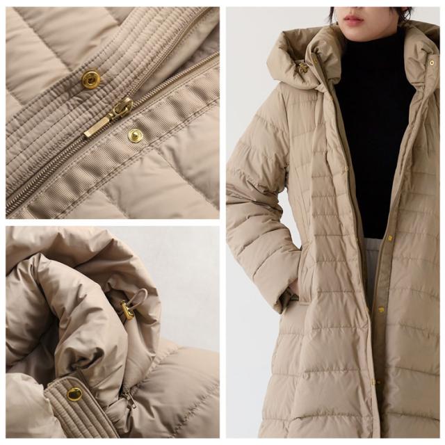 ダウンコートのディティール