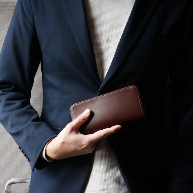 コードバン ラウンドジップ おしゃれ かっこいい