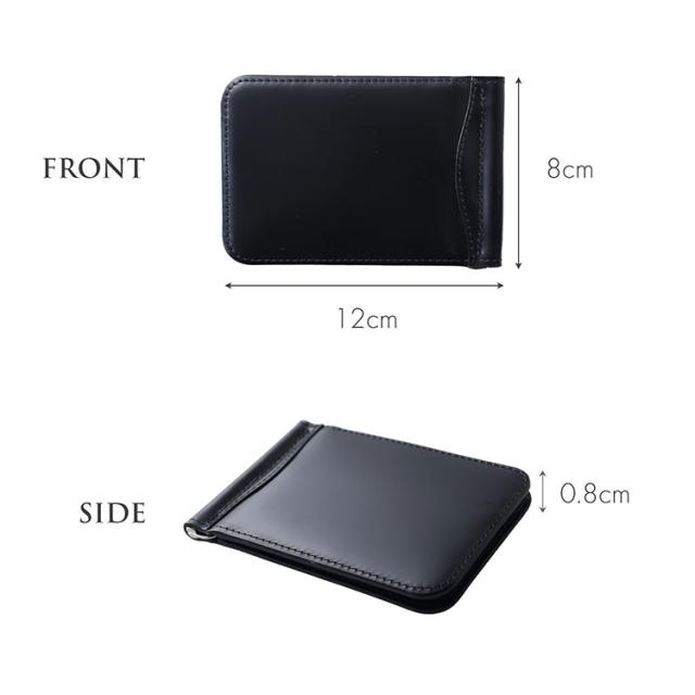 コードバン マネークリップ メンズ 財布 メンズ財布 折り財布