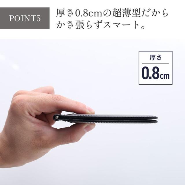 コードバン マネークリップ メンズ 財布 メンズ財布 折り財布
