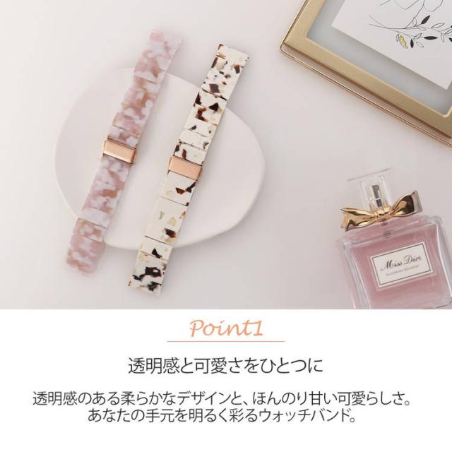 EDEW WEAR 時計用クリアベルト 透明感