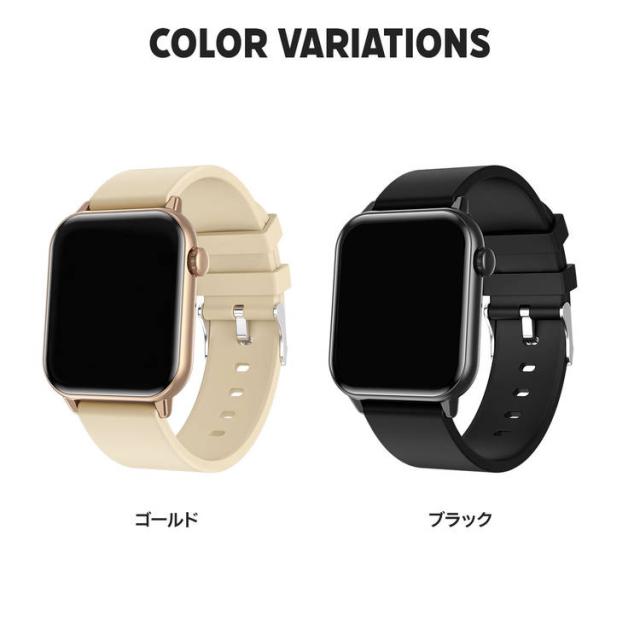 edewwear スマートウォッチ ゴールド ブラック
