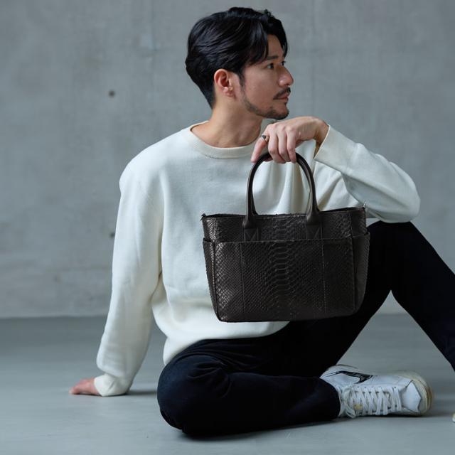 ダイヤモンドパイソン 2WAY ハンドバッグ