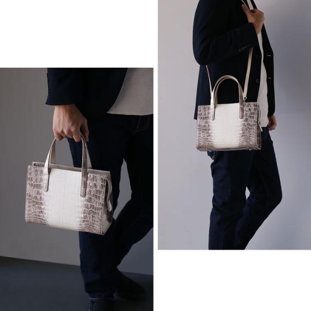 ヒマラヤクロコダイル2wayハンドバッグ