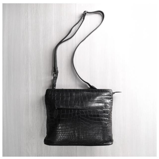 ナイルクロコダイル ショルダーバッグ