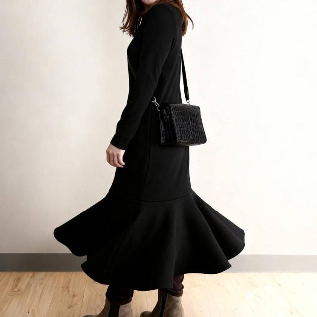 クロコダイルかぶせショルダーバッグ