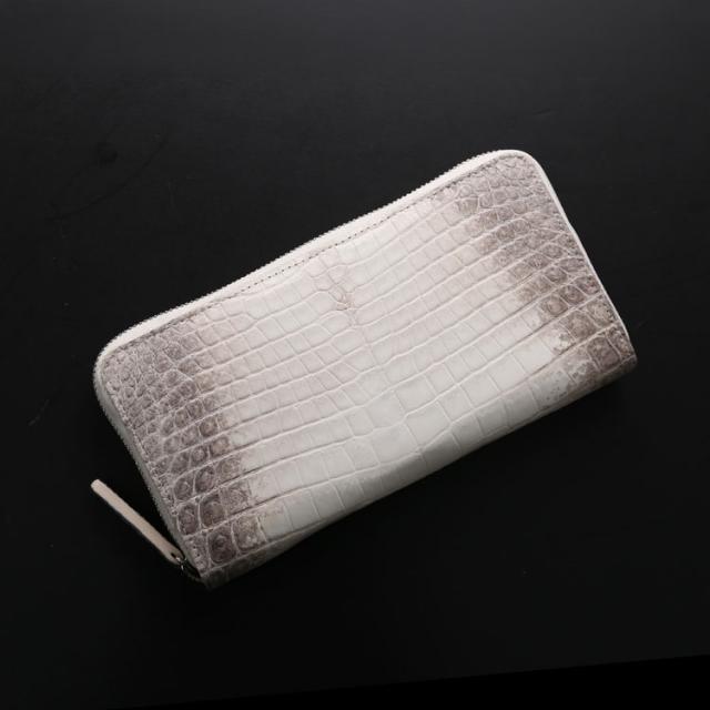 ヒマラヤクロコダイルラウンドファスナー長財布