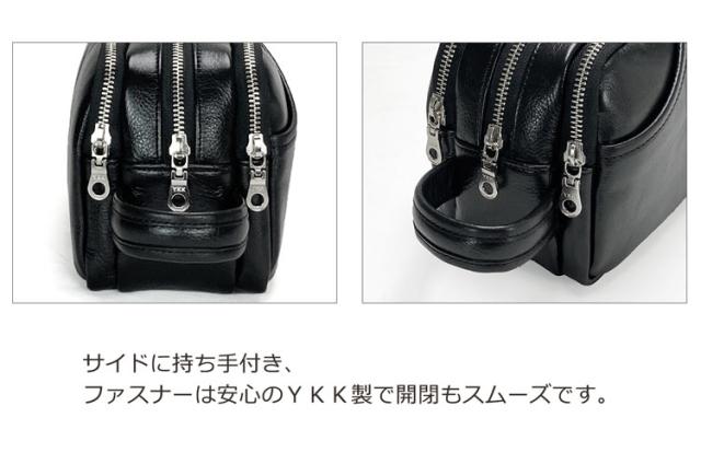 メンズ 牛革 セカンドバッグ クラッチ