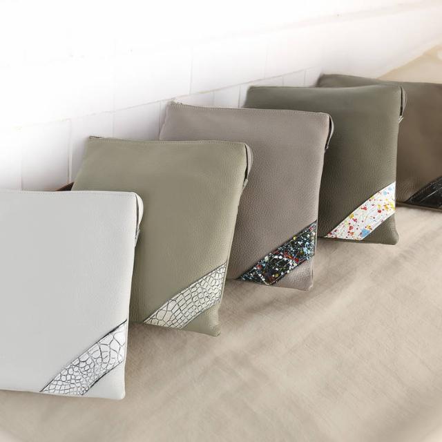 Jamale牛革＆クロコダイルショルダーバッグ日本製