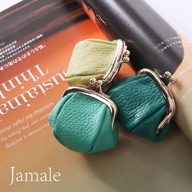 小銭入れ がま口 牛革 レディース 財布 シュリンク レザー 本革 日本製 (07000700r)