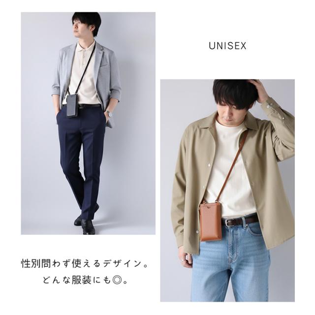 スマホショルダー スマホポーチ お財布機能 ミニショルダーバッグ カードホルダー 牛革 シボ感 斜め掛け レディース 本革 (07000709r)