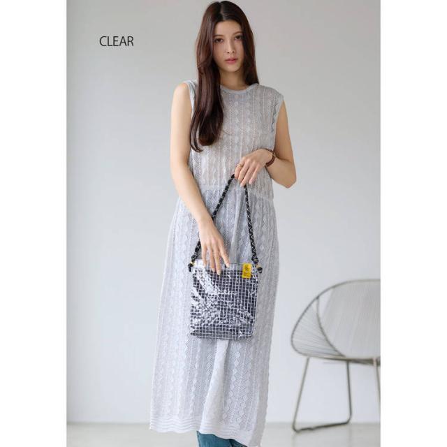 kaksi クリアショルダーバッグ