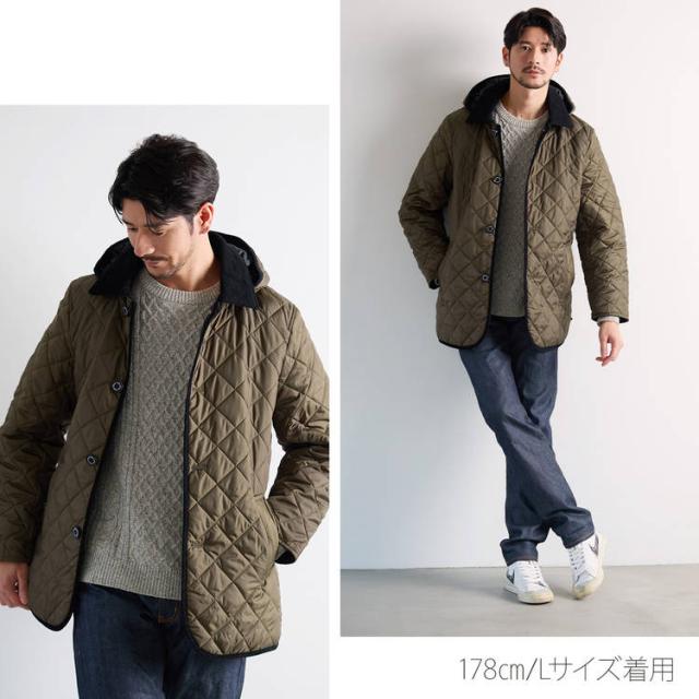 メンズ 中綿ダウンコート キルティングコート