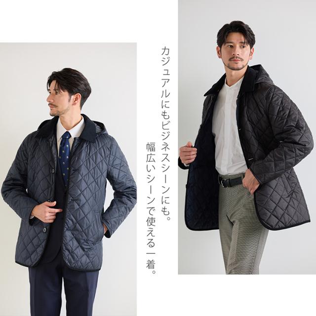 メンズ 中綿ダウンコート ビジネス カジュアル