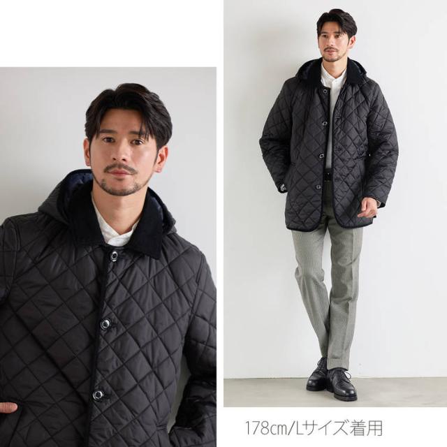 メンズ 中綿ダウンコート キルティングコート