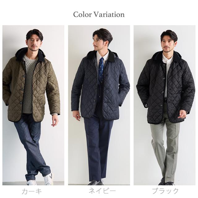 メンズ 中綿ダウンコート キルティングコート