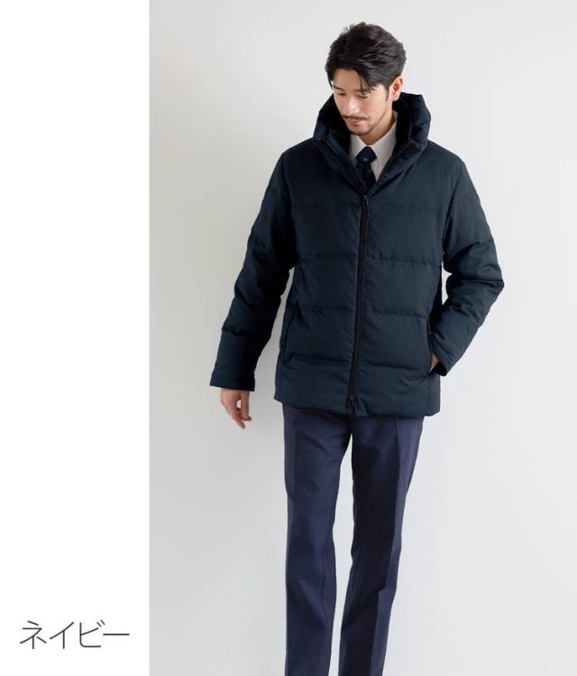 アレンヌ HALEINE ブランド ダウンジャケット ネイビー