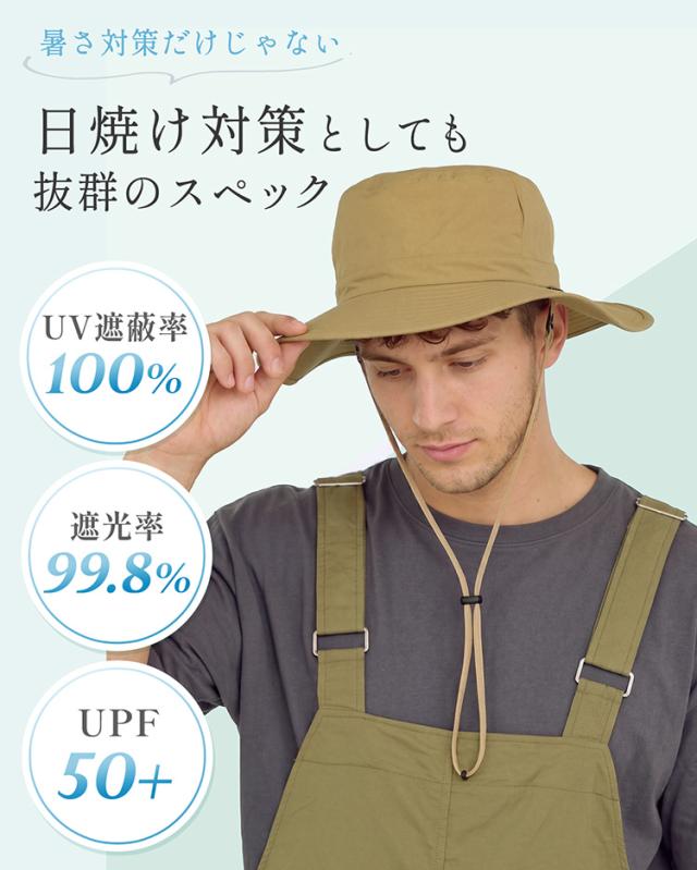 コカゲル 遮熱 涼しい 蒸れない 帽子 日除け UVカット 遮光