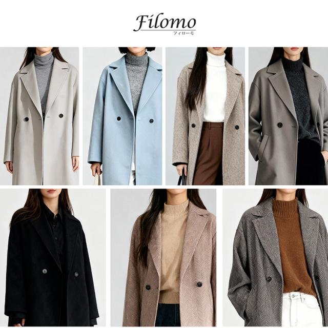 Filomo チェスターコート ウール