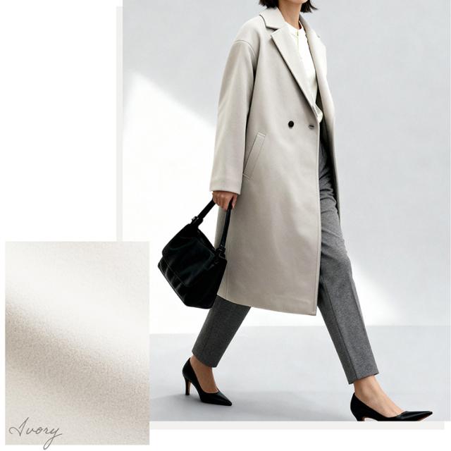 Filomo チェスターコート アイボリー