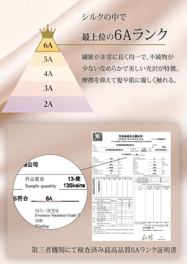 シルク 100% ナイトキャップ