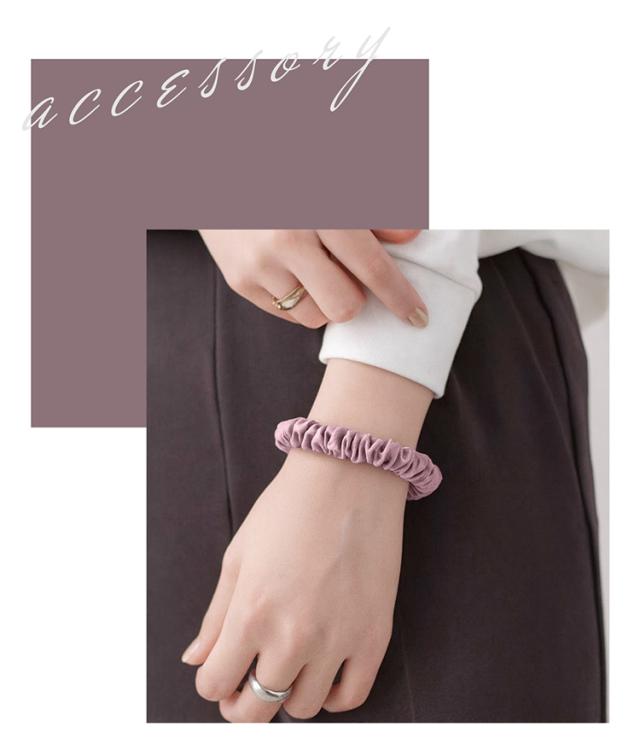 シルク 100% シュシュ