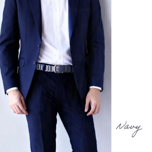 クロコダイル メンズ ベルト 編み込み