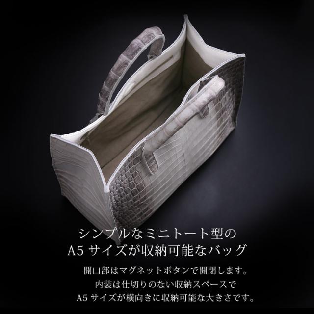ヒマラヤクロコダイル2wayハンドバッグ