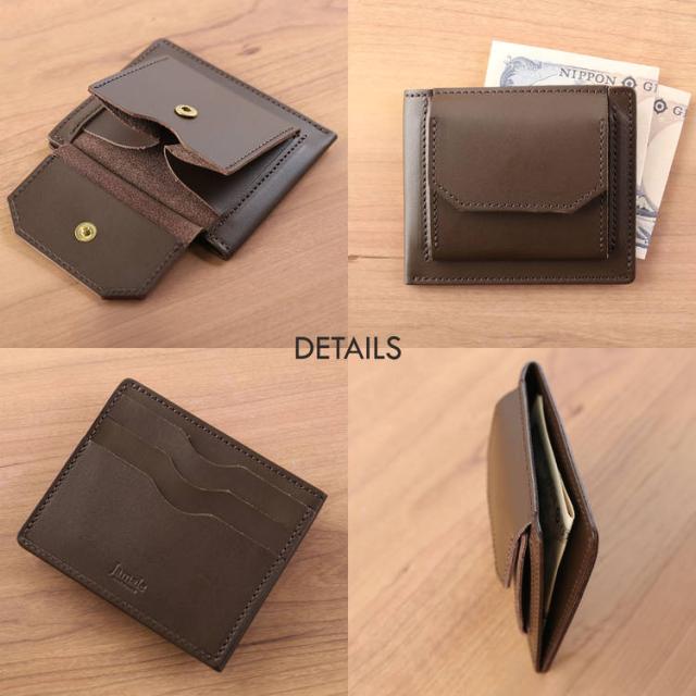 Jamale ヌメ革 薄型財布