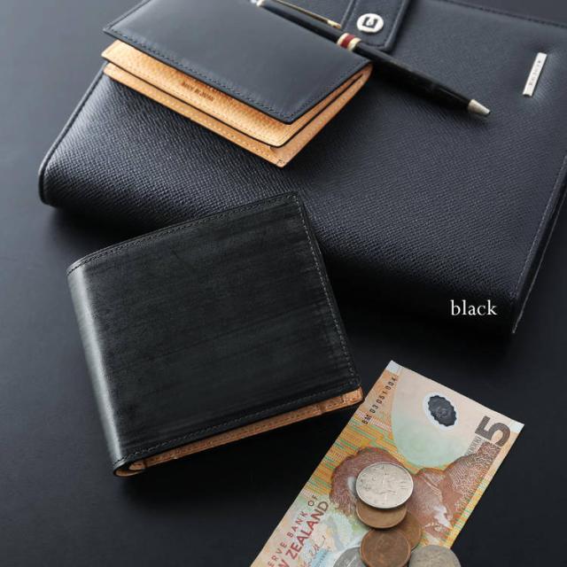 英国ブライドルレザー 二つ折り財布 レディース