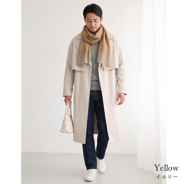 カシミヤ100%ジャガード織りストール